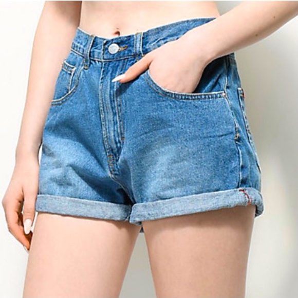 Unionbay Back Tab Medium Wash Denim Short - Picture 1 of 5